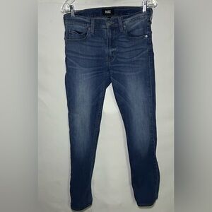 Paige Lennox Men’s Skinny Jeans Dark Wash Size 31 – Premium Stretch Denim